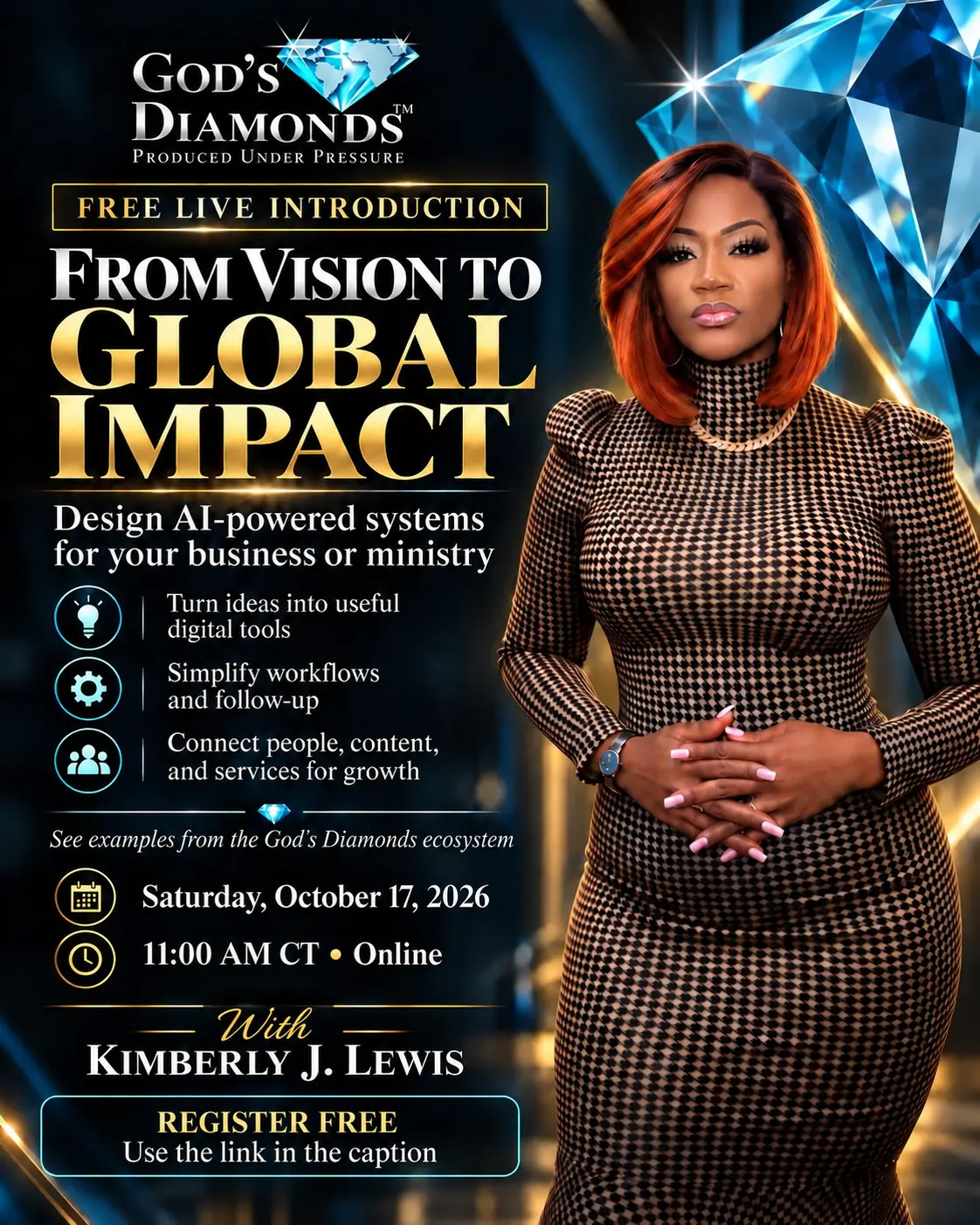 From Vision to Global Impact — free live online event flyer